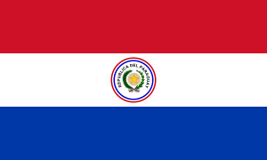 Flag of Paraguay 1988.svg