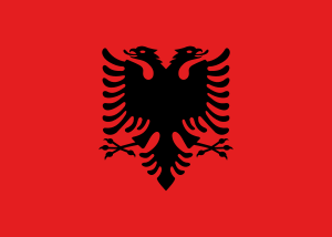 Flag of Albania (1992–2002).svg